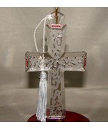 Lenox Pave Jewels Satin Crystal Cross Ornament - $35.00