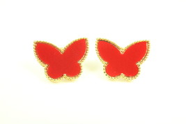 Gold Plated Butterfly Earrings - £27.36 GBP