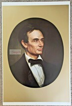 President Abraham Lincoln Portrait W/ Gold Matte Poster 22.5&quot; x 29&quot; NOS - £11.26 GBP