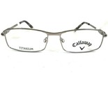 Callaway C 16 COL 20 Gafas Monturas Plata Rectangular Completo Borde 54-... - $32.35