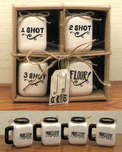 Ceramic Mason Jar Shot Glass Set - £38.99 GBP