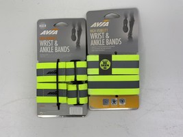 Lot Of 2 Avia Reflective Wrist And Ankle Bands Sports Sporting Goods - $12.27