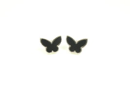 Mini Onyx Butterfly Earrings - £23.43 GBP