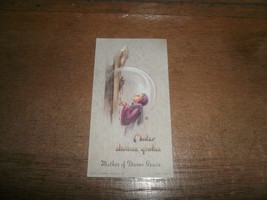 Prayer Card , Belgium , Mother of Devine Grace , Carmel De Rochefore - €4,37 EUR