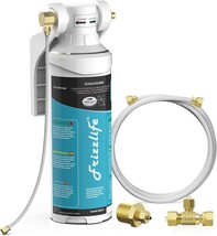 Frizzlife Inline Water Filter System For Refrigerator, Ice Maker, Under,... - £71.37 GBP