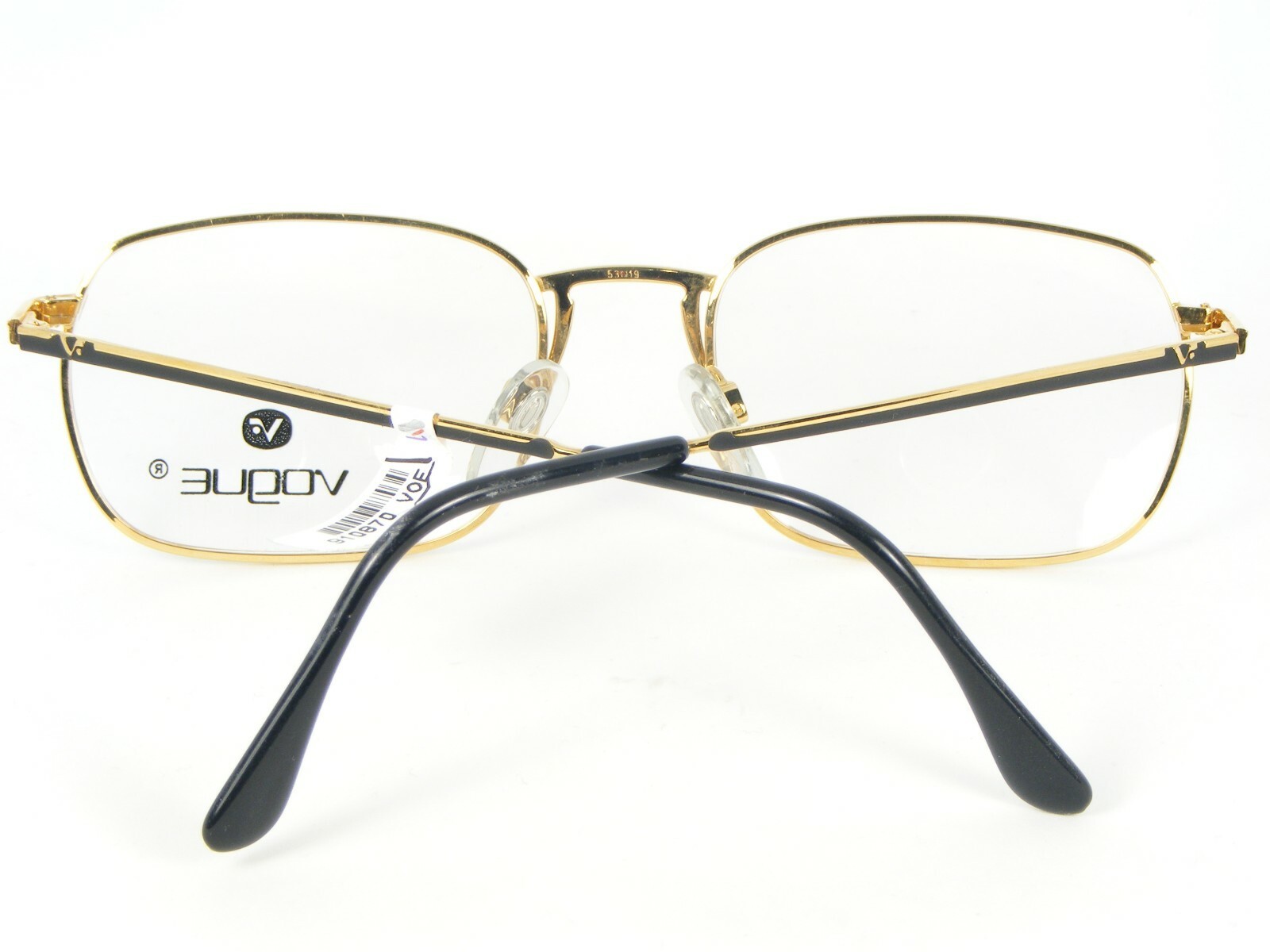 Vogue VO 3023 Oro / Nero Noir/Or Lunettes Monture 53-19-135mm Italie Item image 3
