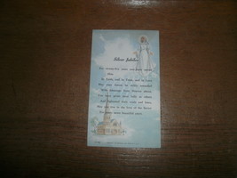 Old Prayer Card , Silver Jubilee , The Bretching Line , USA , 177A - £3.93 GBP