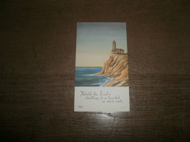 Old Prayer Card , Boumart Fils , Paris , Behold The Lord&#39;s Dwelling - $5.00