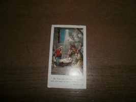 Old Prayer Card , Bethlehem , italy - $4.00