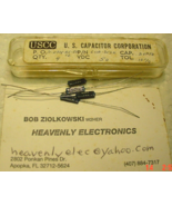 4 NOS US Capacitor Co C11A-304K .30 mfd 50  VDC - $7.50 CAD