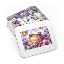 Jigsaw Puzzle in Tin, Frog, Personalised/Non-Personalised, awd-412 (30, 110, 252 - £28.22 GBP+