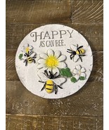 Summer Garden Painted Rock Sealed Rock Welcome To This Hive-Bee 8 In Dec... - $261.15 MXN