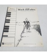 Black and White by David Arkin and Earl Robinson Bradley Easy Piano Seri... - £5.51 GBP