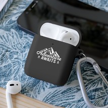 Custom airpodsairpods pro case cover with adventure awaits decal white thumb200