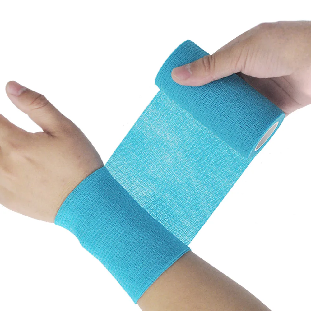Sporting 100 pcs Camouflage Elastic Bandage Self-adhesive Finger Wrist Palm Ankl - £27.49 GBP