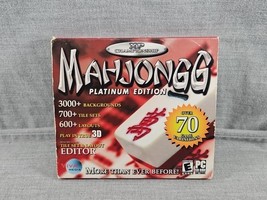 Mahjongg XP Platinum Edition (CD-Rom, 2004, Selectsoft) - $3.99