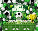 Soccer Party Decorations, 122Pcs Soccer Birthday Party Decorations Suppl... - £28.85 GBP