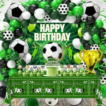 Soccer Party Decorations, 122Pcs Soccer Birthday Party Decorations Supplies With - £28.76 GBP