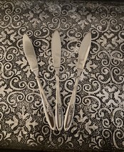 3 Piece Vintage Gorham Stegorcraft Roselle Stainless USA Small Knives  - £12.50 GBP