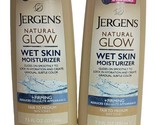 2X Jergens Natural Glow Firming Wet Skin Moisturizer Fair to Medium 7.5 ... - £15.09 GBP