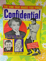 Fab Vintage Confidential January 1957 Magazine Joan Crawford Elvis Presley +  - £18.98 GBP