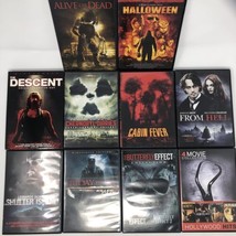 Lot of 10 Horror DVDs. Halloween, Decent, Chernobyl Diaries, From Hell, Hostel - £18.89 GBP