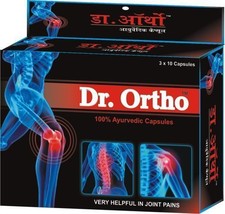 4x Dr. Ortho Ayurvedic Pain Relieving Capsules Pack 30Cap Helpful in Joint Pains - £20.15 GBP