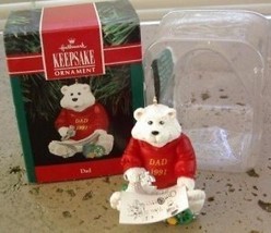 Hallmark Ornament Dad Polar Bear 1991 - £11.18 GBP