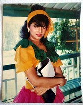 Acteur de Bollywood Varsha Usgaonkar Photo ancienne rare 25 x 20 cm Indi... - $17.89