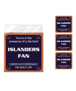 Tree-Free Greetings NC38186 Islanders Hockey Fan 4-Pack Artful Coaster Set - $131.13 MXN