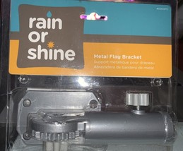 Rain or Shine Silver Heavy Duty Metal (Mounting Bracket) Flag Pole NEW - $366.83 MXN