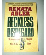 RECKLESS DISREGARD. Westmoreland v. CBS et al. Hardcover ---****** - $8.99