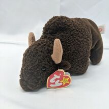Ty Beanie Baby - Roam the Buffalo (1998) - With Tags RARE! (See Tags!) - $9.43 CAD