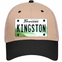 Kingston Tennessee Novelty Khaki Mesh License Plate Hat - £23.17 GBP