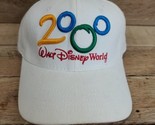 Walt Disney World Y2K 2000 White Dad Hat Cap Good Used Shape - $12.82