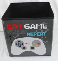 Foldable Storage Basket - Eat Game Sleep Repeat - £4.63 GBP