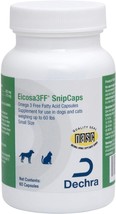  Omega 3 Free Fatty Acid Capsules for Dogs and Cats Small 60 ct - £38.49 GBP