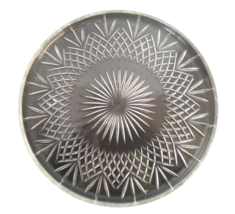 Avon Cake Plate Hors D&#39;Oeuvres Appetizer Pineapple Wheel Full-Lead Crystal 12&quot; - £10.92 GBP