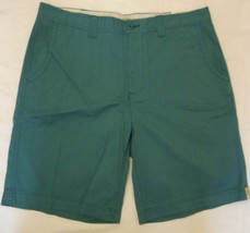 Men&#39;s St. John&#39;s Bay Legacy Flat Front Shorts Teal Edge  Size 40 NEW - £17.72 GBP