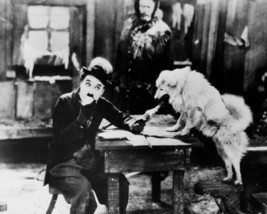 The Gold Rush Charles Chaplin eats bone with dog Black Larsen 24x30 inch Poster - £23.73 GBP