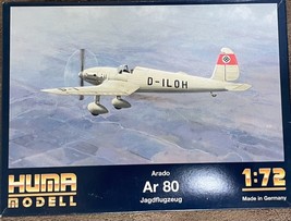 HUMA MODELL -3005- 1/72 Arado Ar 80 - Plastic kit -includes shipping - $48.00