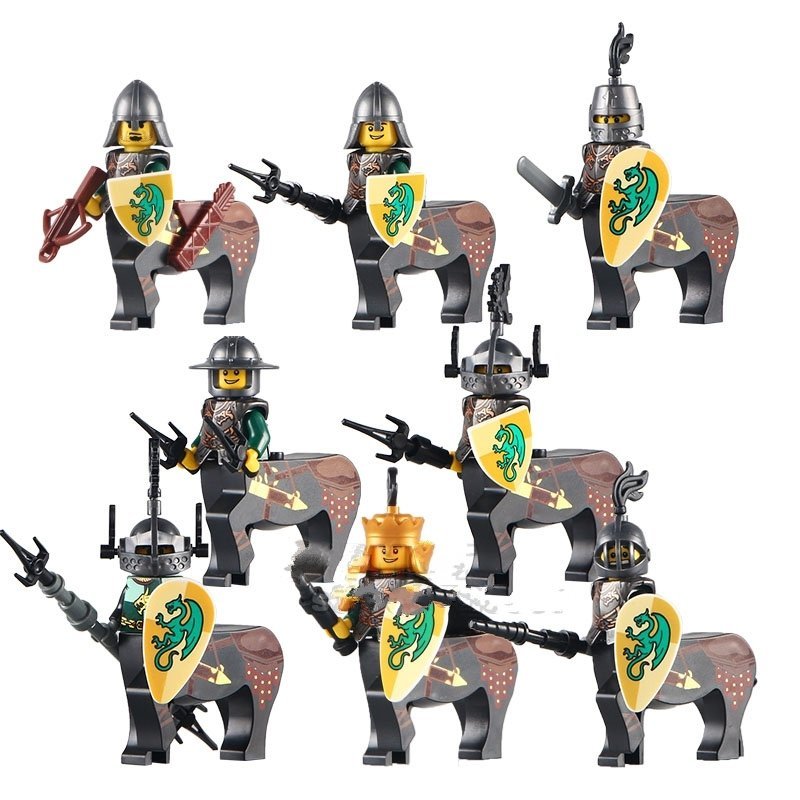 8pcs Knights Half Horse Half Man Minifigures