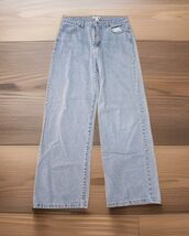 Forever 21 Wide Leg Jeans Womans Size 29 Light Wash 90's Baggy Style G2 - $29.70
