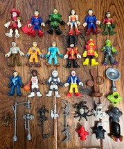 Fisher-Price Imaginext Mixed Lot of Figures &amp; Accessories ~ 31 Pieces - £18.07 GBP