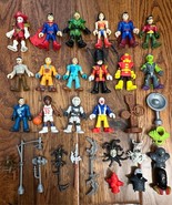 Fisher-Price Imaginext Mixed Lot of Figures &amp; Accessories ~ 31 Pieces - $24.18