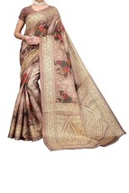 Printed Art Silk Saree Sari Ethnic Blouse Piece Women Dress Free Shipping2 - £18.56 GBP