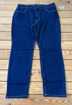 old navy NWT women’s high Rise straight leg jeans Size 16 Blue L6 - £13.24 GBP