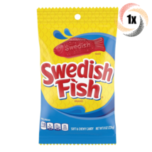 1x Bags Swedish Fish Brand Original Flavor Soft &amp; Chewy Gummy Candy | 8oz - £8.35 GBP