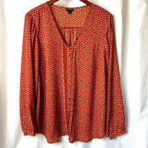 Torrid Womens Polka Dot Shirt Top Blouse Sz 2 Plus Size - $15.99