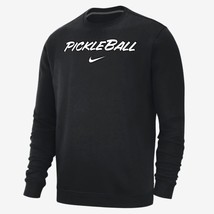 NWT men&#39;s medium nike pickleball Club crew Sweatshirt black/white - €41,05 EUR